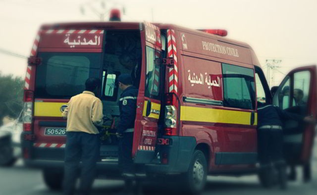 Protection civile: 6 blessés lors d’un dérapage d’un taxi louage à Sidi Bouzid