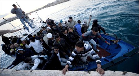 Tunisie: 1470 migrants irréguliers arrivés en Italie en octobre dernier