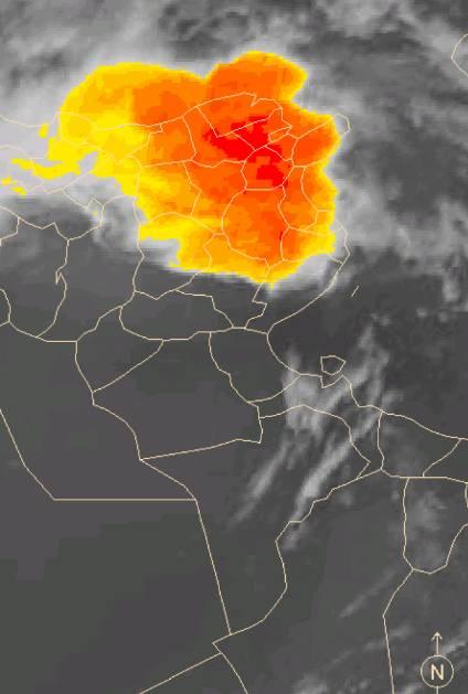 Alerte Météo-Tunisie : L’INM place 15 régions en vigilance jaune