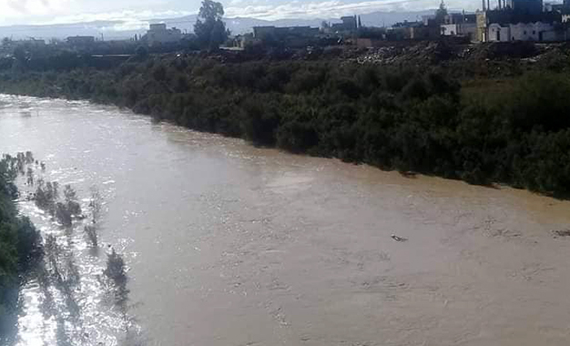 Tunisie- Une montée d’eau record à Oued Medjerda