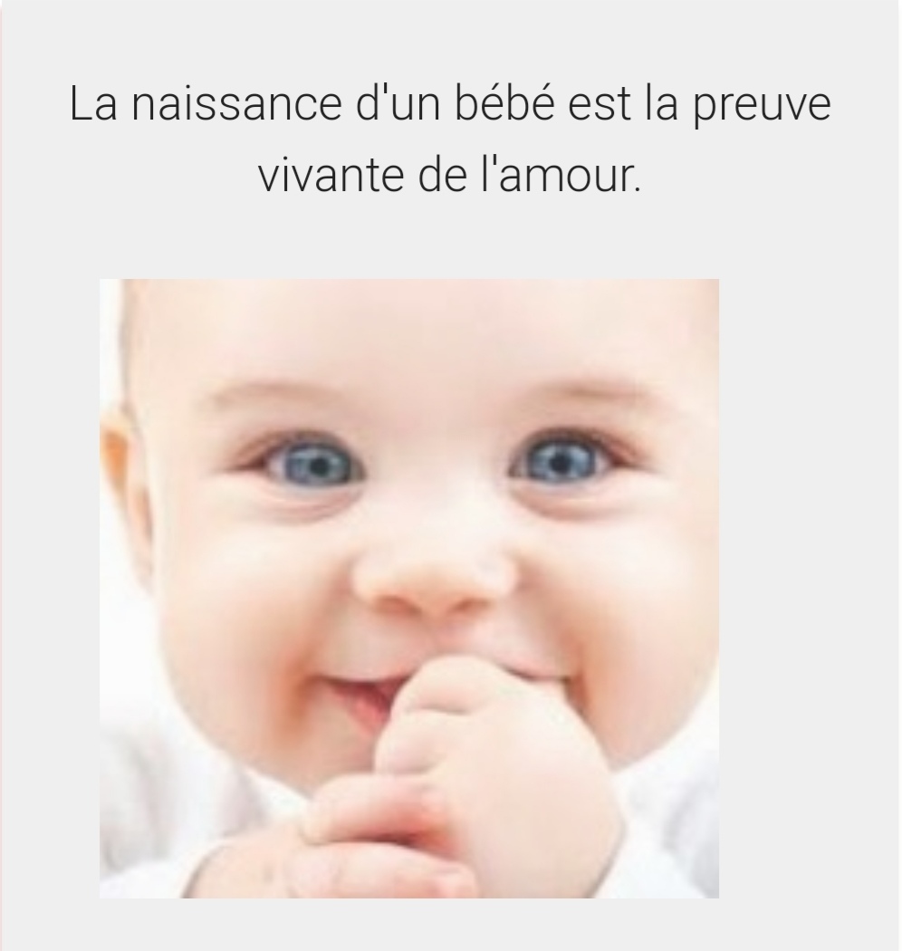 Le nouveau bébé