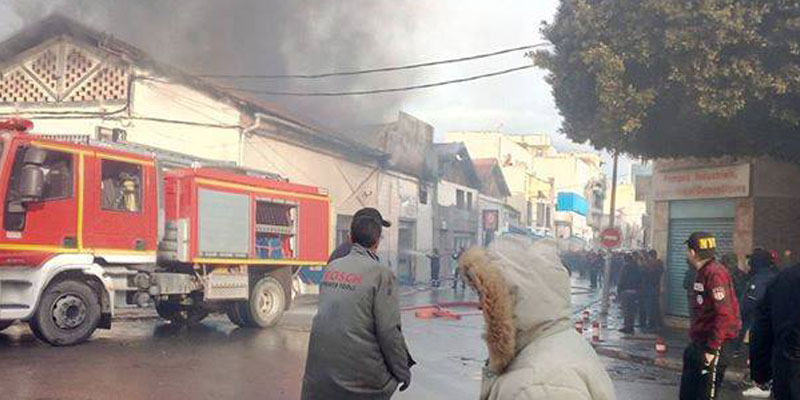 Tunisie: Troisième incendie dans le centre-ville de Tunis
