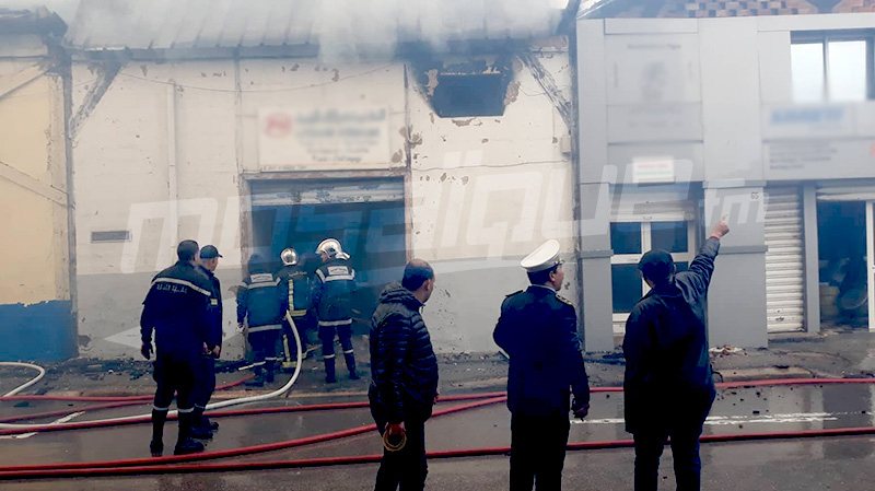 Tunisie: Nouvel incendie dans un magasin de vente de pneus au centre-ville de Tunis