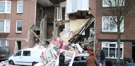 Pays Bas : Effondrement d’un immeuble à La Haye suite à une explosion