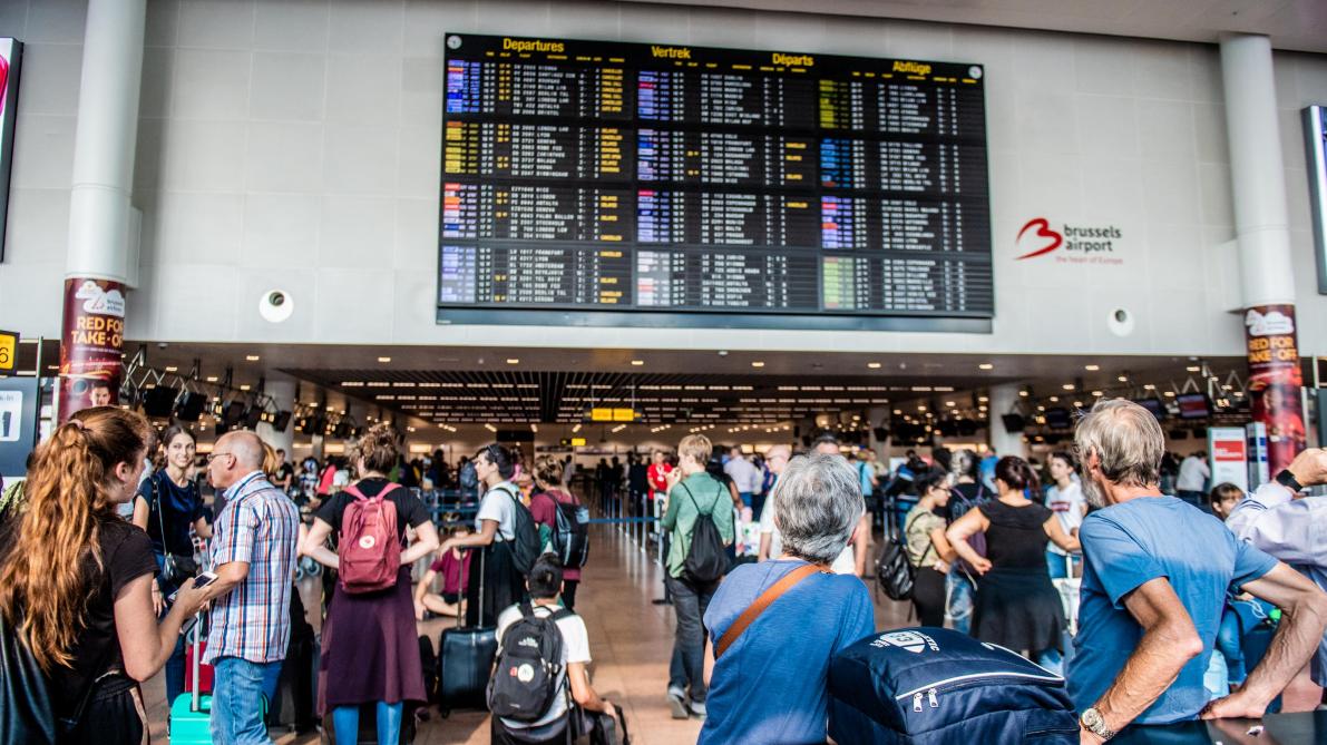 Belgique- Annulation de tous les vols au départ ou de l’arrivée de Belgique ce mercredi