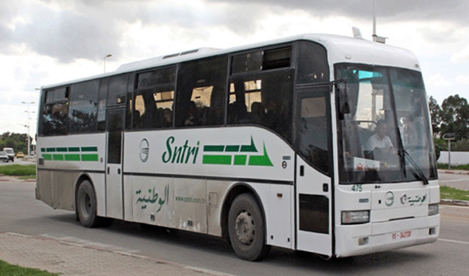 Tunisie- Un bus de la SNTRI s’enflamme au niveau d’Enfidha