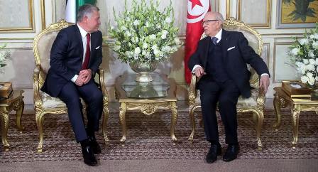 Tunisie – BCE accueille le Roi Abdallah de Jordanie