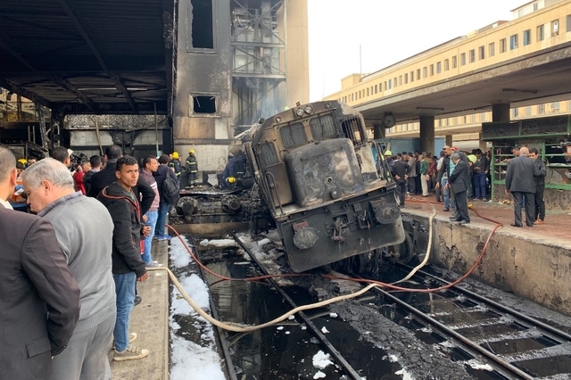 Egypte: 12 morts dans un incendie à la gare centrale des trains du Caire