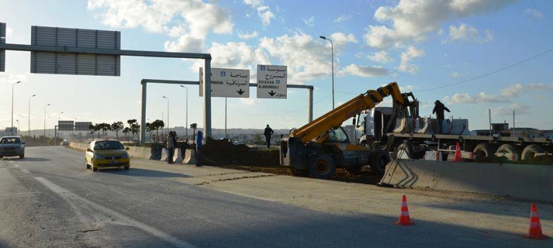 Tunisie – Le ministère de l’équipement referme l’échangeur de la sortie ouest de Tunis
