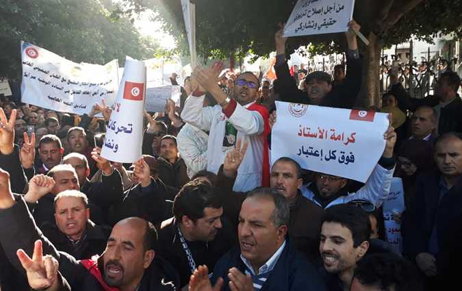 Tunisie: Journée de colère des enseignants du secondaire pour protester contre l’échec des négociations