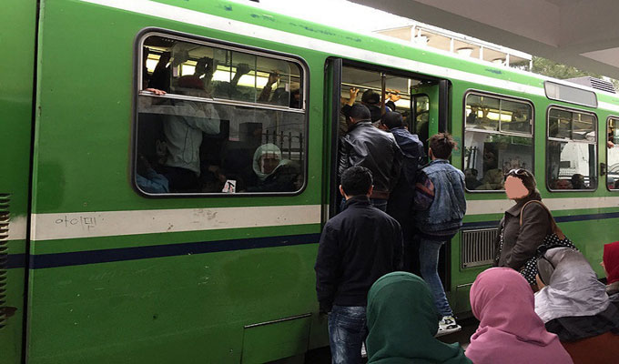 Tunisie D raillement d une rame de  m tro de  la ligne 5 au 