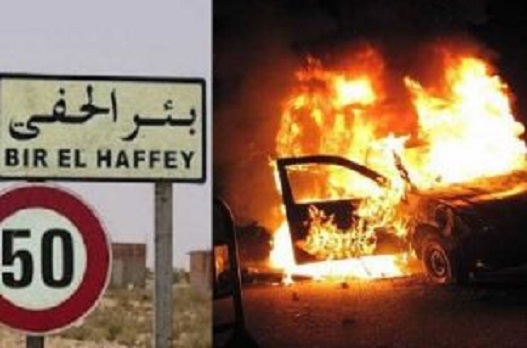 Tunisie: Un véhicule de la garde nationale incendié volontairement par un citoyen à Sidi Bouzid