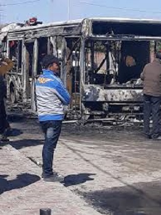 Tunisie: Un bus de la société régionale à Sfax entièrement détruit par un incendie