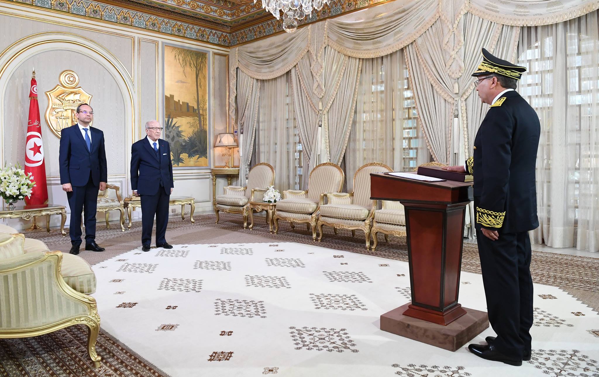 Tunisie- Le nouveau gouverneur de Siliana prête serment au palais de Carthage