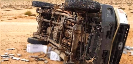 Tunisie – Kasserine : Mort d’un contrebandier dans le renversement de sa voiture