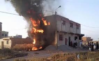 Tunisie- Énorme incendie dans une usine de menuiserie à Kalaa Kobra