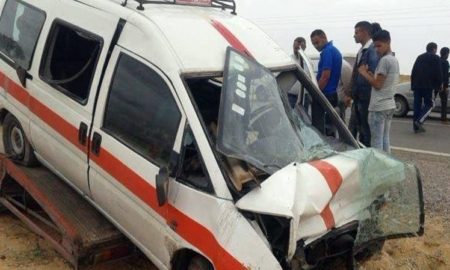 Tunisie: Dix blessés dont certains dans un état grave dans un accident de la circulation routière