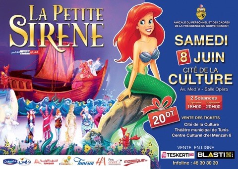 Tunisie- La comédie musicale “la petite sirène” à la cité de la Culture