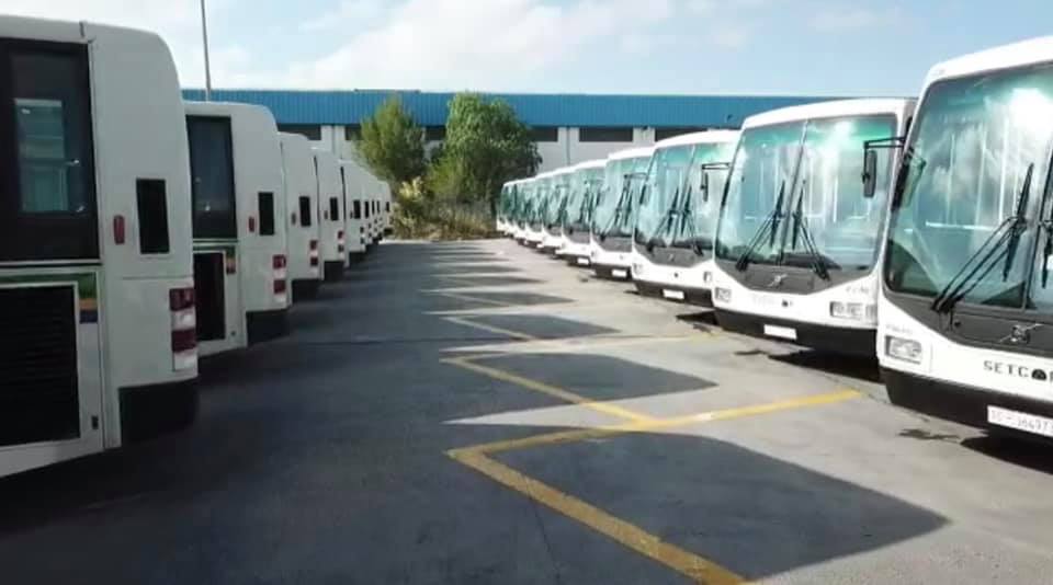 Tunisie-[photos] 100 nouveaux bus intègrent la flotte de la Transtu