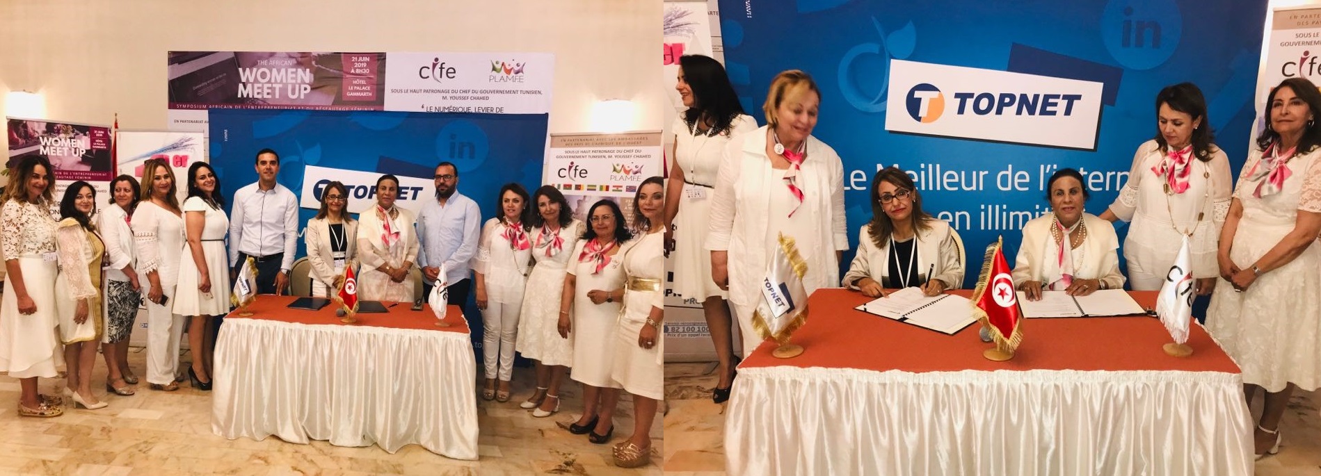 TOPNET et le Conseil International des Femmes Entrepreneures à Tunis signent un partenariat technologique
