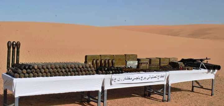 Algérie – Découverte d’un arsenal de guerre caché dans le Sahara avec des plateformes de lancement de missiles