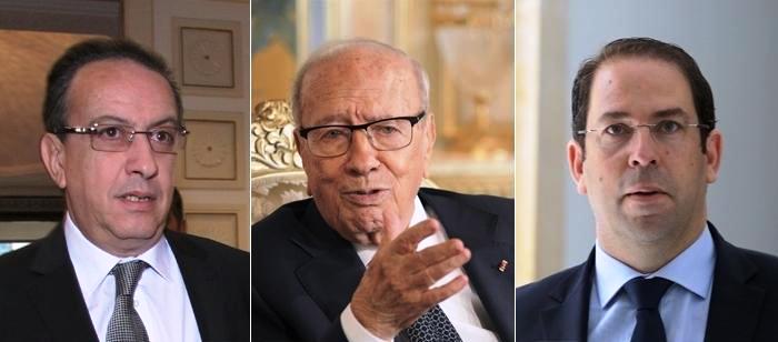 Tunisie – BCE reçoit à l’hôpital militaire, Youssef Chahed et Hafedh Caïed Essebsi