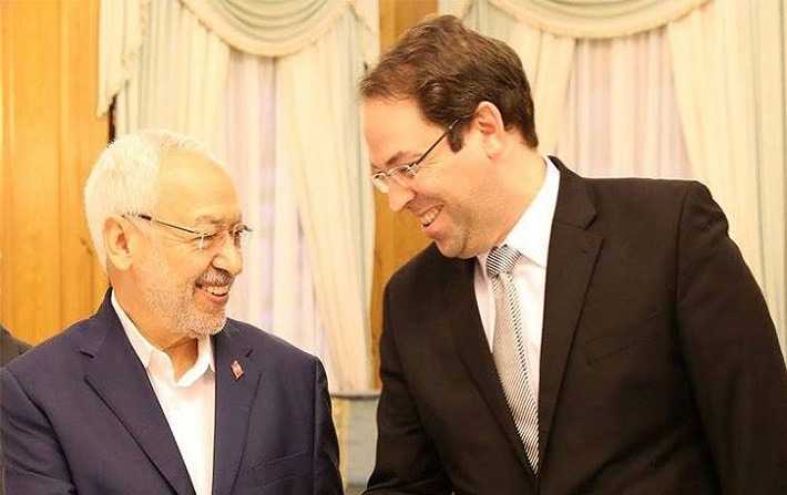 Tunisie: Possibilité de changer Youssef Chahed, position de Rached Ghannouchi
