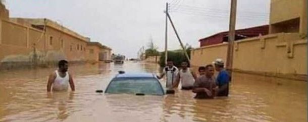 Quatre morts et des milliers de déplacés après des inondations au sud-ouest libyen