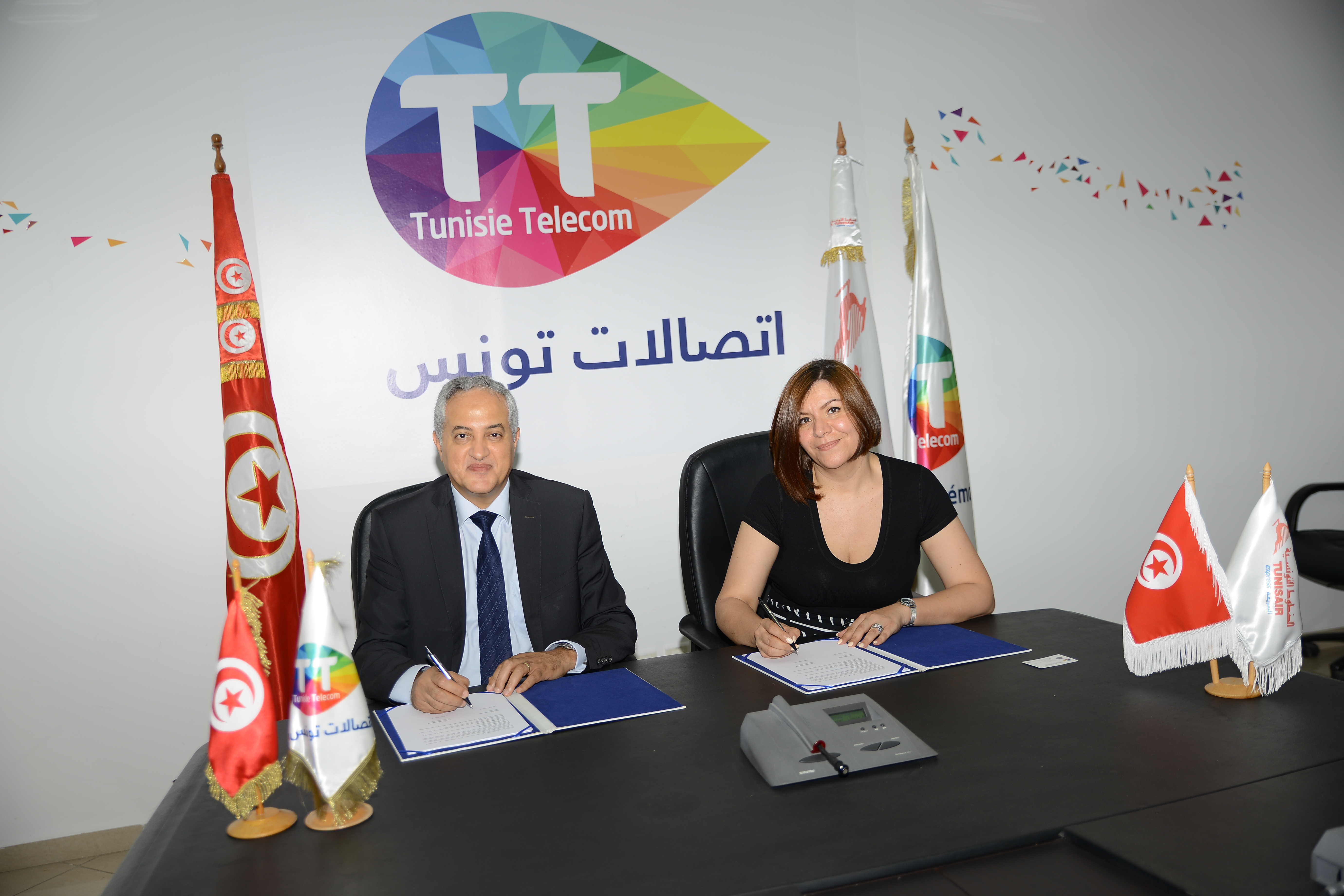 Tunisair Express et Tunisie Telecom,   une confiance renouvelée