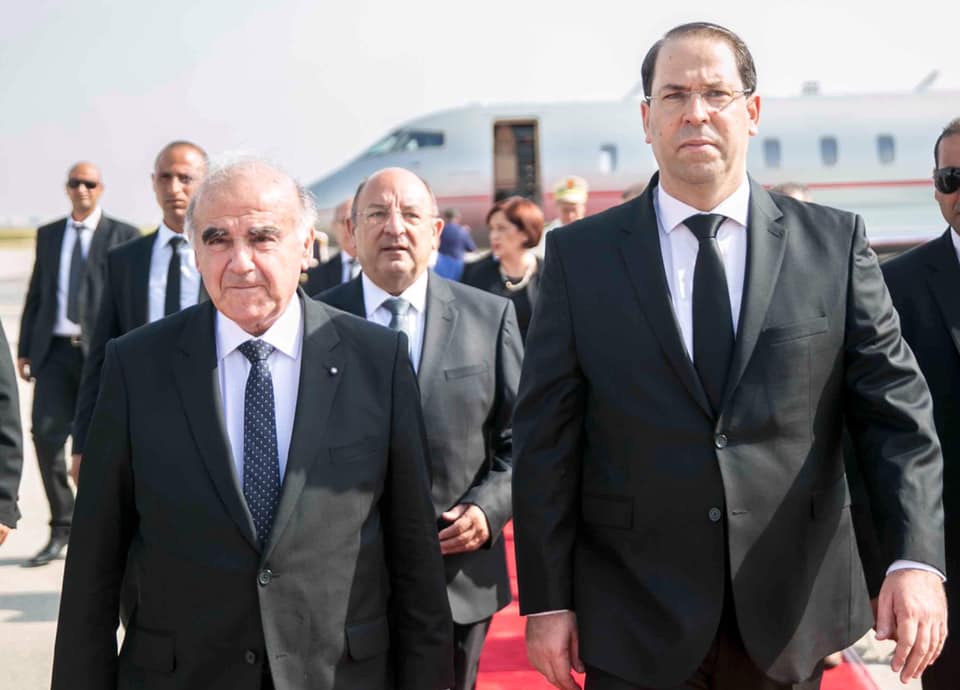Funérailles de BCE-[photos] Youssef Chahed reçoit le président maltais