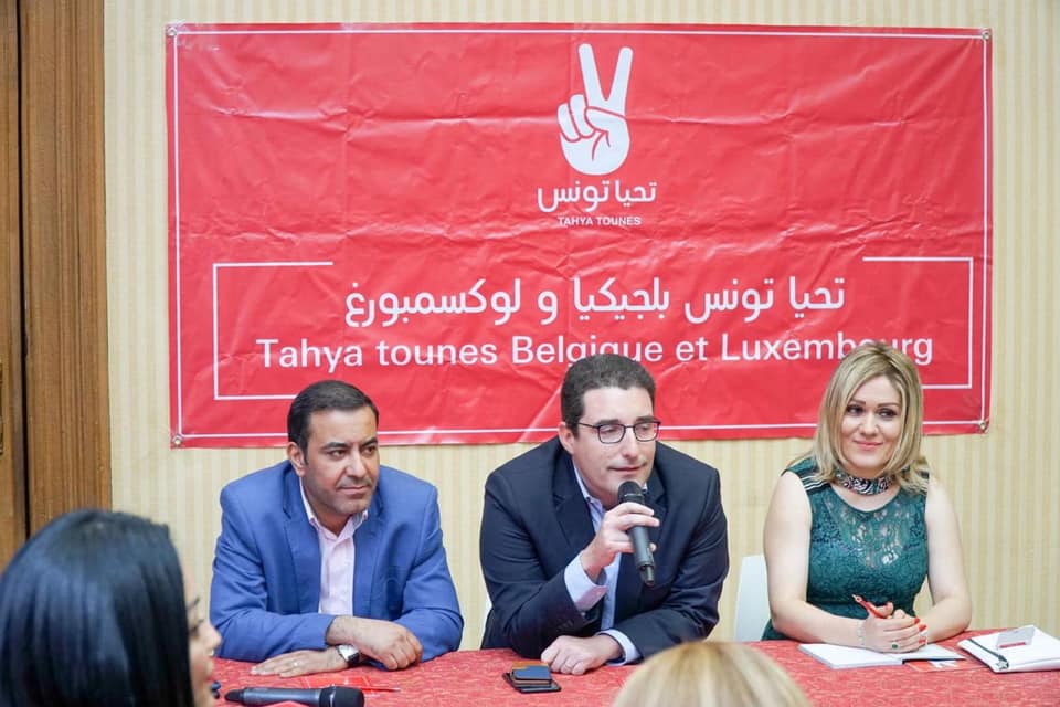 Tunisie [Photos]: Selim Azzabi supervise une réunion des adhérents de Tahya Tounes à Bruxelles