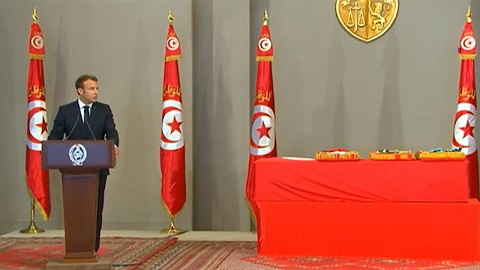 Tunisie: Macron rend hommage au président Essebsi dont le destin est lié à la Tunisie