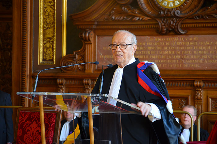 Tunisie: Hommage de la Sorbonne à Béji Caïd Essebsi