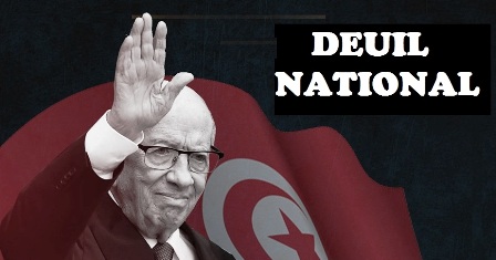Tunisie – Décès de BCE : Deuil National de sept jours
