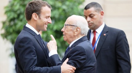 Tunisie –  Décès de BCE : Macron : « La France perd un ami » !