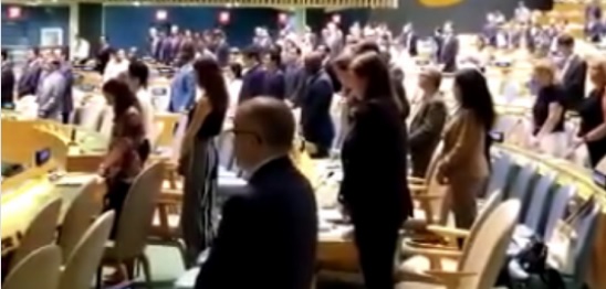 Décès de BCE : VIDEO : L’assemblée générale des Nation Unies observe une minute de silence
