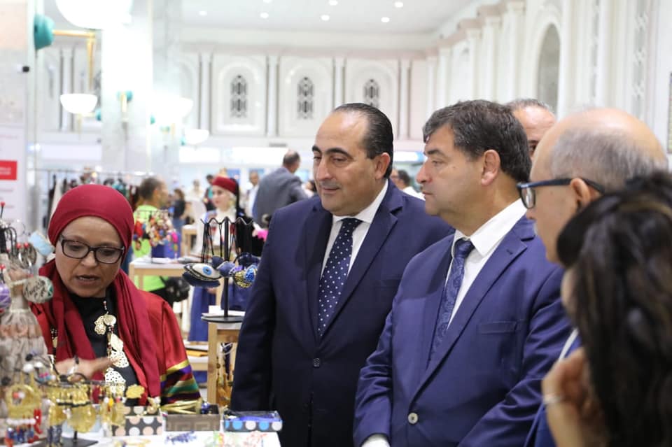 Tunisie-[photos]Hichem Ben Ahmed et René Trabelsi inaugurent l’exposition de vente des produits artisanaux