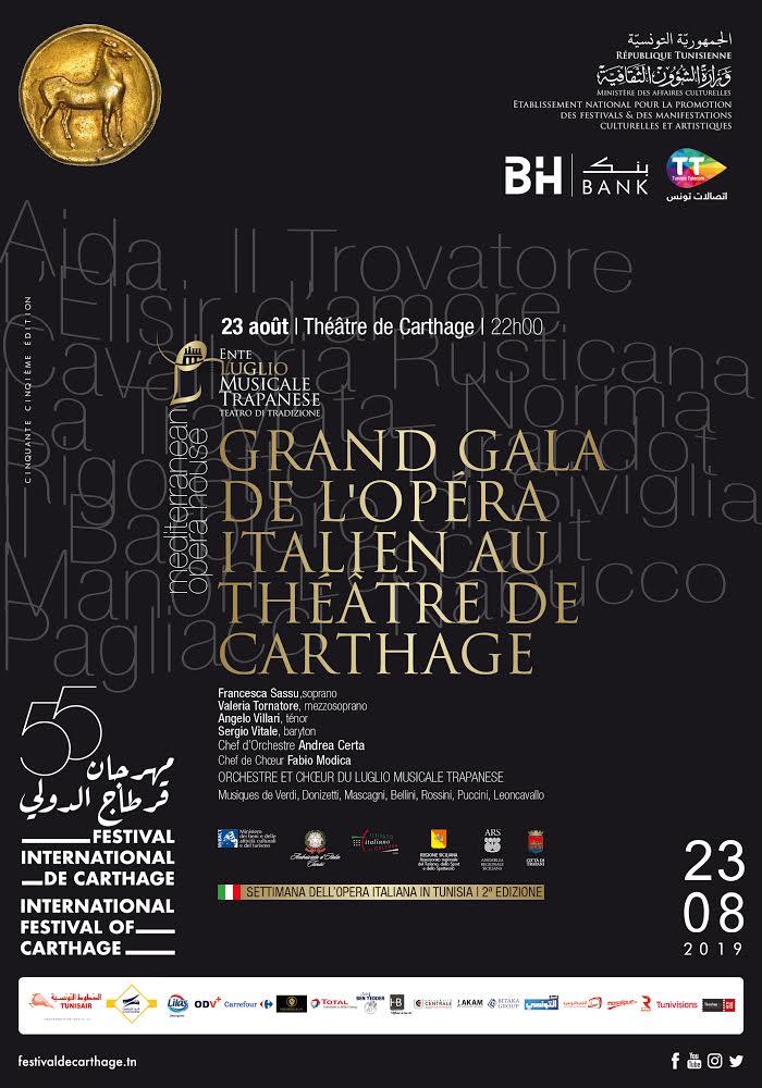 Rendez-vous avec le Grand Gala de l’Opéra Italien au théâtre de Carthage