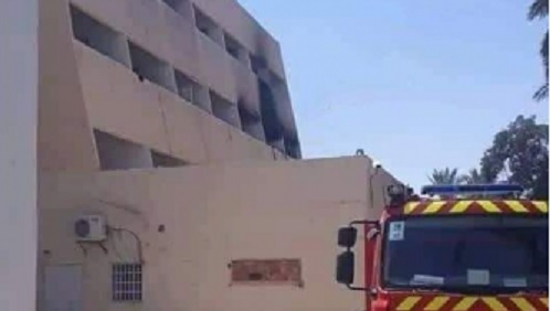 Tunisie: Incendie à l’Hôpital Ibn Jazzar à Kairouan