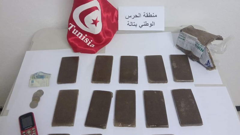 Tunisie: Saisie de 1,5 kg de cannabis à Tala