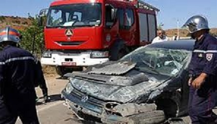 Tunisie: Deux morts et trois blessés dans un accident de la route