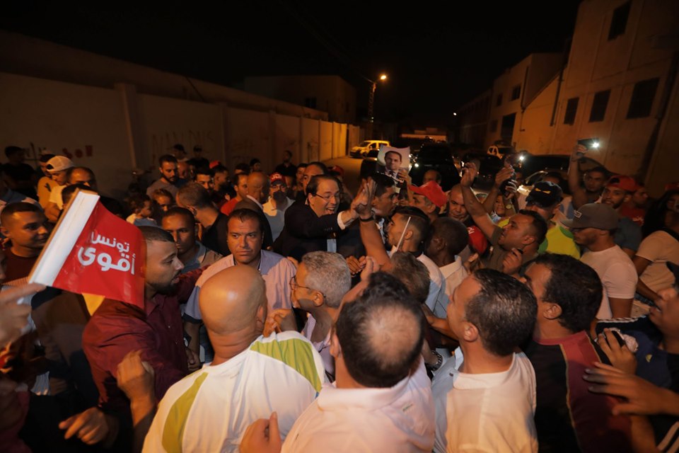 Tunisie [Photos]: Youssef Chahed lance sa campagne électorale à El Kabaria et Jbel Jloud