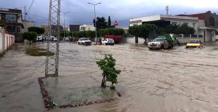 Tunisie – Menzel Temime sombre sous plus de 60 mm de pluie