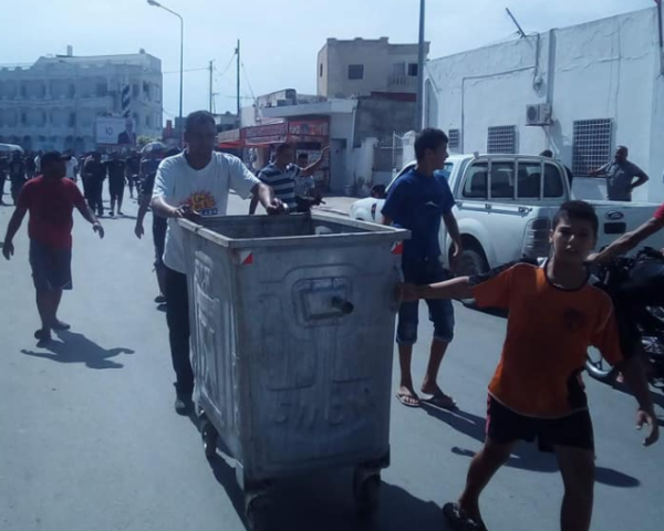 Tunisie- Les manifestations reprennent à Sidi Bouali dans le gouvernorat de Sousse