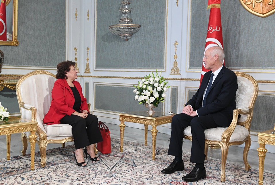 Tunisie- Le président de la République reçoit Sihem Ben Sedrine