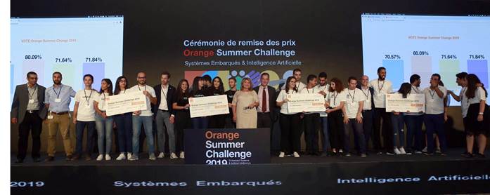 Orange Summer Challenge 2019: les systèmes embarqués et l’intelligence artificielle, au cœur de l’innovation numérique