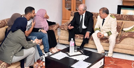 Tunisie – Bizerte : Le président de la République rend visite à la famille du martyr, le commandant Faouzi Houimli