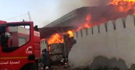 Tunisie – Sfax : Incendie dans une usine implantée dans la zone industrielle « La Poudrière II »