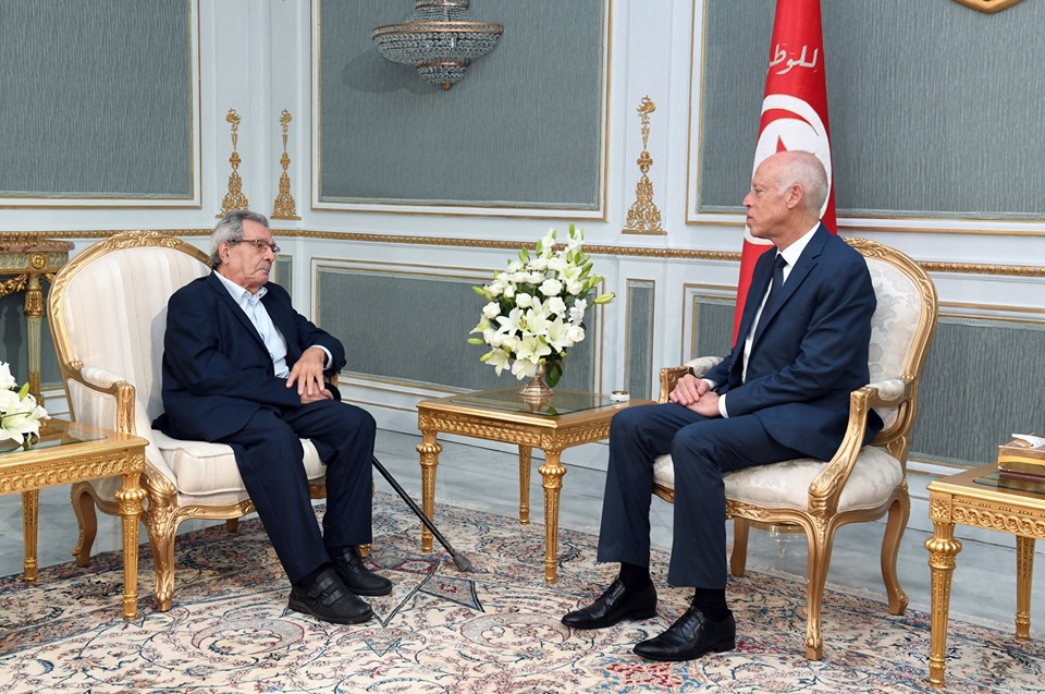 Tunisie-[photos] Gilbert Naccache reçu par le président de la République