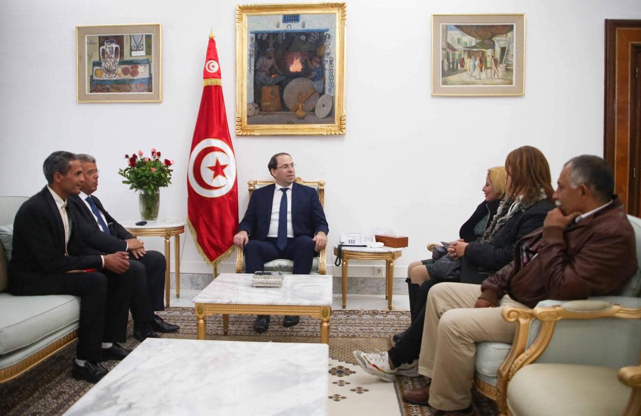 Tunisie- Youssef Chahed reçoit une délégation de la société civile de Gafsa